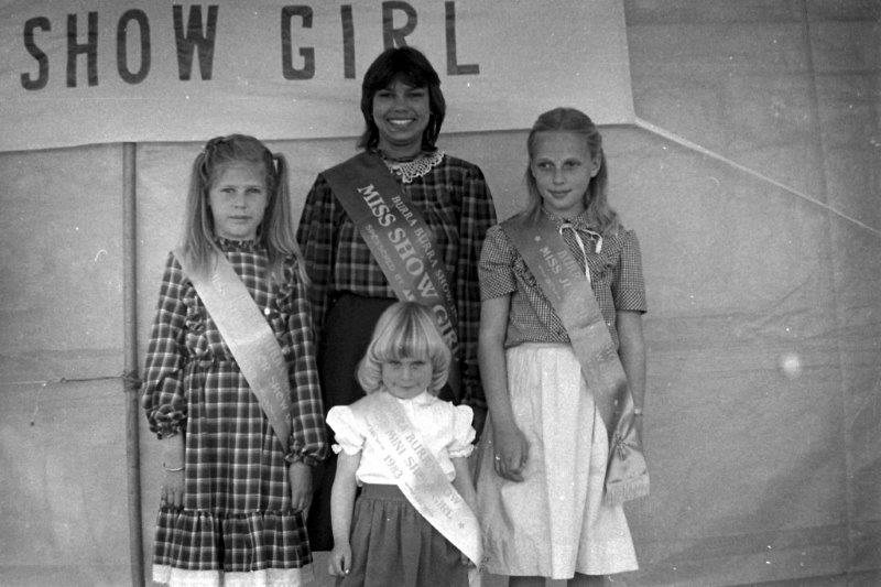 Historic Burra Show Girl photograph