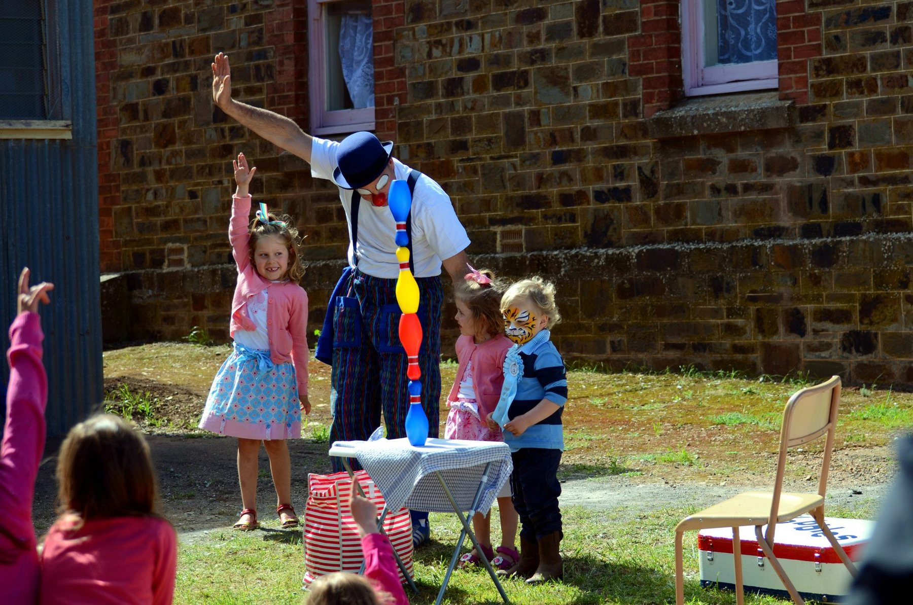 Family entertainment at the Burra Show